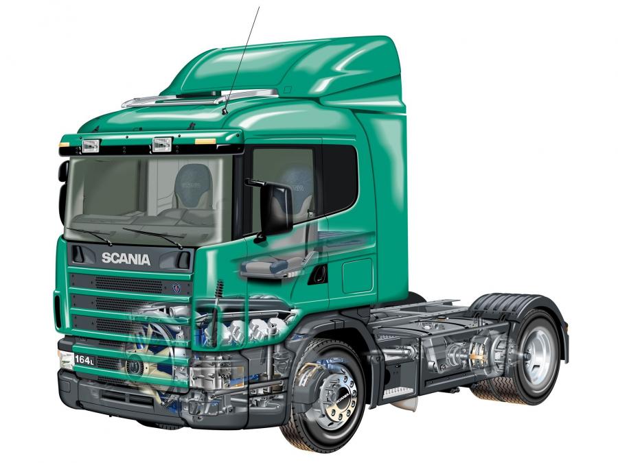  Scania R164L 580 4x2 1995 года  (фото 1 из 7)